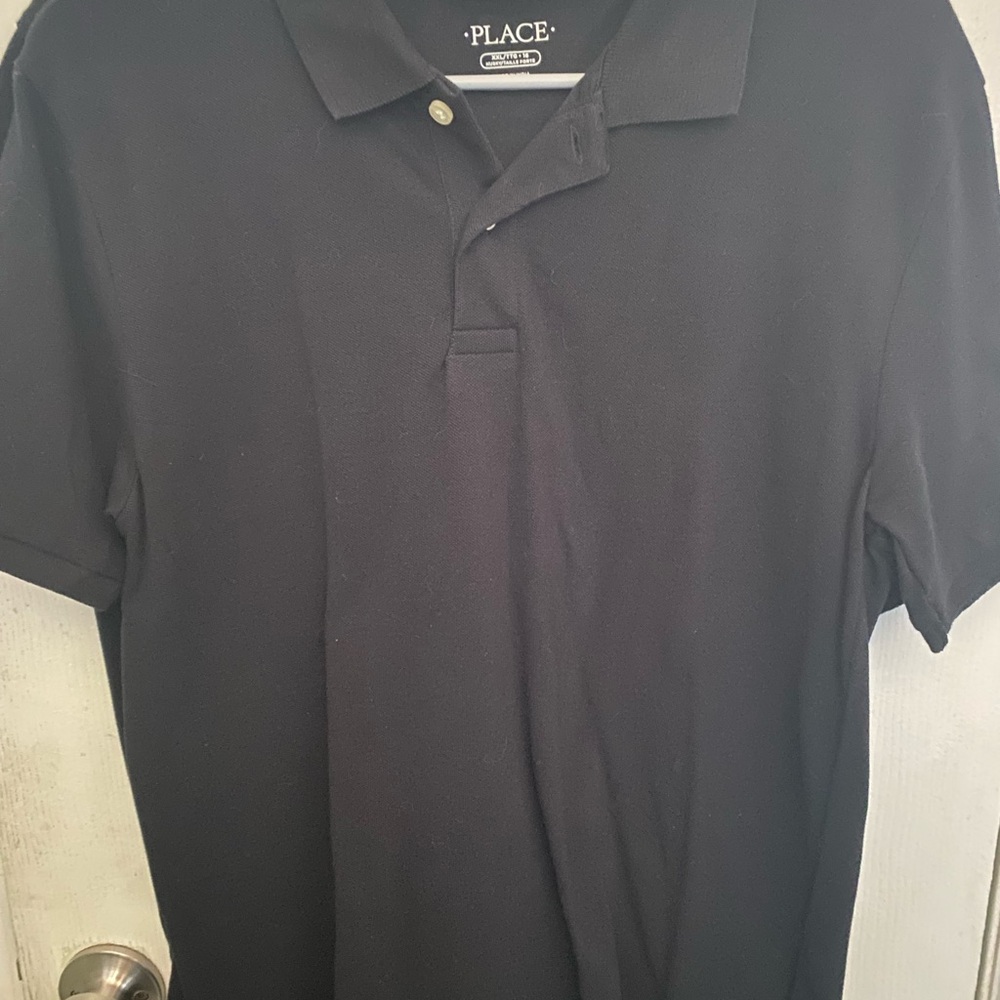 2 Boy’s Black Polo Shirts